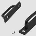 thumbnail image 2 of Manijas para puertas corredizas TUNC Manija negra mate aleación de aluminio 128 mm, 2 of 3