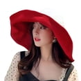 thumbnail image 2 of Travelwant Women's Packable Reversible Bucket Hat UV Sun Protection Wide Brim Summer Beach Cap, 2 of 7