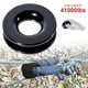 thumbnail image 2 of Sidaley Anillo de aluminio para recuperación de automóviles, resistente a desgarros, resistente, suave, anticorrosivo, grillete de remolque, accesorios Vehículos, repuestos y accesorios Mis Negro Sidaley VI016624-02B, 2 of 6
