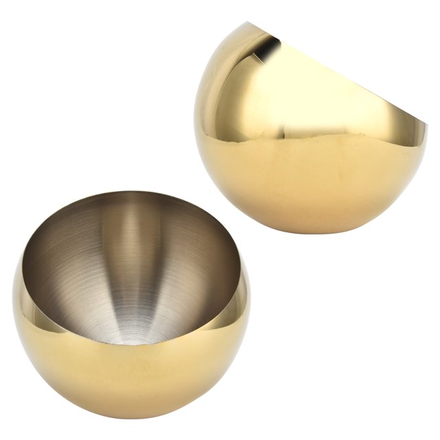 304 Stainless Steel Sugar Bowl, Modern Design Double Layer Thickened Bowl for Serving Sugar, , Salt,