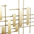 thumbnail image 5 of CosmoLiving by Cosmopolitan Gold Metal Geometric Layered Geometric Wall Decor, 5 of 12