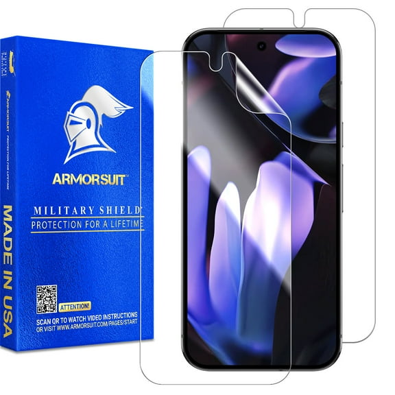ArmorSuit 2 Pack for Google Pixel 9 Pro XL Screen Protector Case Friendly MilitaryShield HD Clear Film - Made in USA