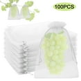 2packs LuClweCe Thanksgiving Day Sale Protective Cover,100PCS Fruit Bags Green Mesh Bags With