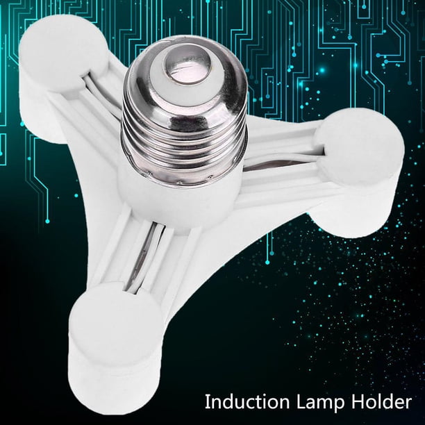 E27 a 3E14 Adaptador de casquillo de luz de bombilla Soporte de lámpara de inducción de tornillo divisor Likrtyny Para estrenar