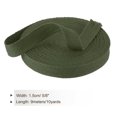 thumbnail image 2 of Cotton Twill Tape 5/8" 10 Yards Cotton Ribbon Bias Binding Tape Herringbone Webbing Trim for Sewing Deep Green, 2 of 6