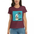 thumbnail image 6 of Bella + Canvas Ladies' Relaxed Jersey Short-Sleeve V-Neck T-Shirt - 6405, 6 of 8