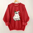 thumbnail image 2 of RKSTN Sweatshirt for Women Col Rond Imprimé Saint-Patrick Manches Longues Sweatshirts de Noël, 2 of 4