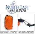 thumbnail image 2 of NEH Hammock, Portable 2 Person Camping Hammock, Portable Hammock for Two with Carabiners and Pre-Attached Bag, Two Person Hammock Camping Fun, Great Camping Accessories (Grey & Orange), 2 of 5