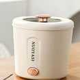 thumbnail image 4 of BinKFF Hot Pot Electric, 1L Mini Ramen Cooker, 450W, Multifunctional Electric Pot for Cooking Pasta, Soup, Portable Pots with Over-Heating Protection for Dorm, Office, Travel, 4 of 9
