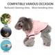 thumbnail image 5 of Albornoz para Perros, Franela Suave De Invierno, Pijamas con Capucha Engrosados, Toalla De Baño para Perros De Secado Rápido Y Absorbente, Ropa De Dormir Suave para Mascotas, Rosa, 5 of 7