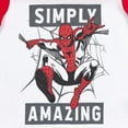 thumbnail image 4 of Marvel Avengers Spider-Man Toddler Boys T-Shirt and French Terry Shorts Outfit Set Toddler to Big Kid, 4 of 5