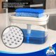 thumbnail image 3 of Dispensador de jabón 2 en 1 Premium y soporte de esponja, dispensador de bomba de jabón para lavavajillas para encimera de cocina, blanco JFHHH pequeña, 3 of 5