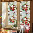 thumbnail image 7 of Taotanxi Christmas Window Privacy Film,Stained Glass Window Film Colorful Christmas Snowman Privacy Rainbow Decals Living Room Sun Blocking Decor Removable Static Cling Stickers,16.93 x 39.37 Inch, 7 of 7