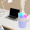 thumbnail image 4 of Gnmfd Mini Cool Mist Humidifier for Desk Bedroom Plants Office, USB Portable Small Humidifier with Quiet Operation, 300ml Water Tank with Night Light, Aromatherapy Option for Relaxing Sleep, 4 of 6