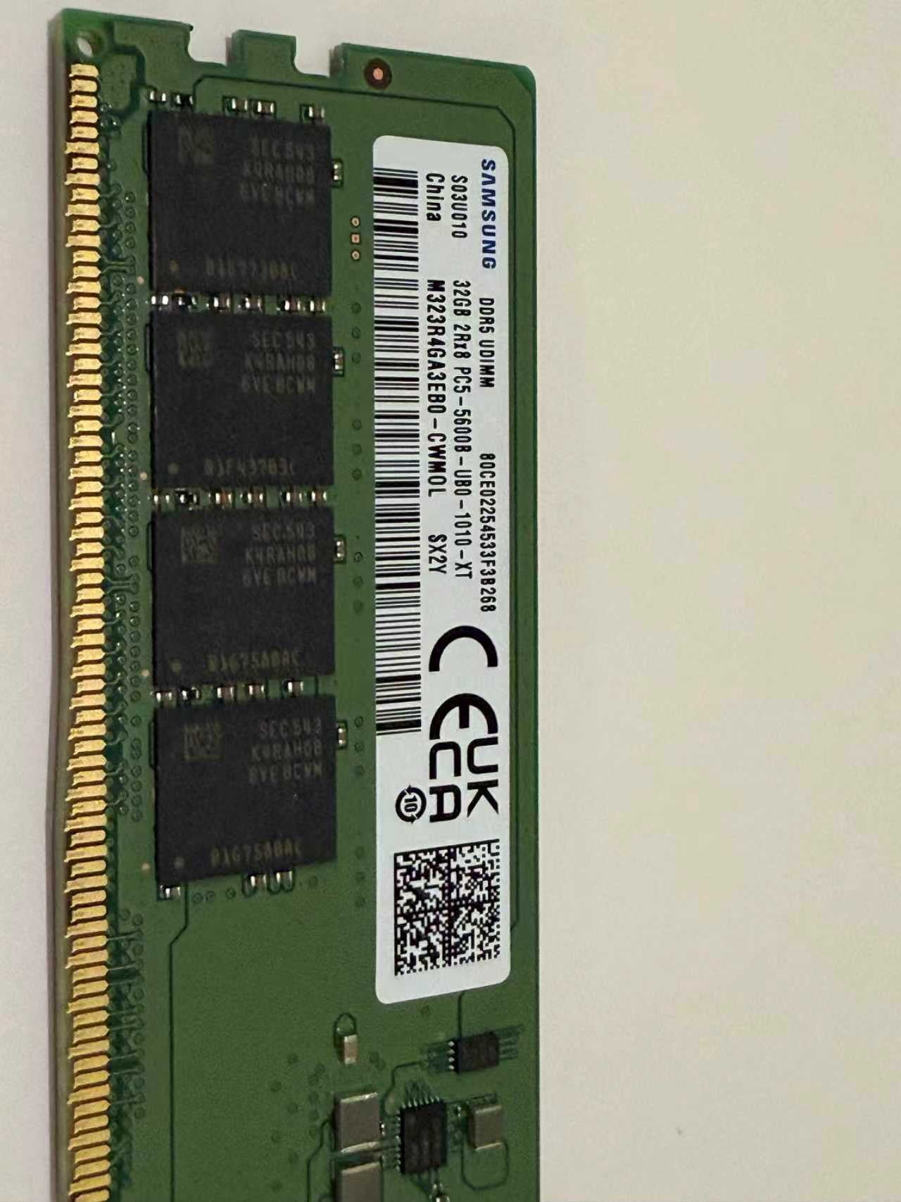 Samsung DDR5 32GB/2Rx8/PC5-5600B-UB0-1010-XT