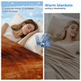 thumbnail image 2 of Burnt Orange Cooling Blanket,Lightweight Summer Throw Blanket with Double Sided Cold Effect,Retro Oil Painting Modern Abstract Art Aesthetics Picnic Blankets Bed Sheet for Hot Sleepers 60"x80", 2 of 8