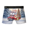 thumbnail image 2 of Santa is Coming Pomeranian Merry Christmas Xmas Noel Truck Tree All Over Print Boxer Briefs Underwear for Men Dad Pom Dog Lover Gifts - 02023, 2 of 6