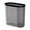 Gray, variant on PHIGZNT Trash Can with Lid,Small Bathroom Garbage Can with Lid, Plastic Trash Can with Push Button,Narrow Waste Basket for Bedroom,Living Room, Toilet,Office,Kitchen,10l/2.6 Gal Gray One Size