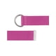 thumbnail image 2 of Cinturón de doble anillo en D para damas, cinturón de lona de color sólido, cinturones ajustables para la cintura, talla única, rojo rosa, 2 of 5