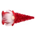 thumbnail image 4 of Decoración de muñecas de gnomo sin rostro, buena suerte, alegría, adornos navideños de moda, muñecas para estantería de alféizar de ventana, rojo, 18x8cm/7,1x3,15 pulgadas, 4 of 7