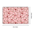 thumbnail image 2 of Shaggy Area Rug, Ladybug And Flowers Rugs for Living Room Bedroom Non Slip Door Mat Indoor Carpet Machine Washable Nursery Home Decor Floor Mats for Entryway 60x39in, 2 of 5