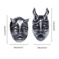 thumbnail image 2 of Pendientes Punk Góticos Pendientes De Roca Negra De Metal Pendientes De Tachuelas De Halloween Para Mujeres Y Hombres Minnieouse AP005844-00, 2 of 6