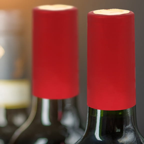 NIAIZEK Heat Shrink PVC Wine Bottle Covers, Assorted Colors, 100 Pieces for Secure Bottle Sealing and