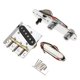 thumbnail image 3 of Conjunto de Montaje de Pastilla de Puente de Guitarra Accesorio de Instrumento Musical para Guitarra Eléctrica 3,37x3,03x0,41 Pulgadas kusrkot Recogida del cuello del puente de la guitarra, 3 of 8