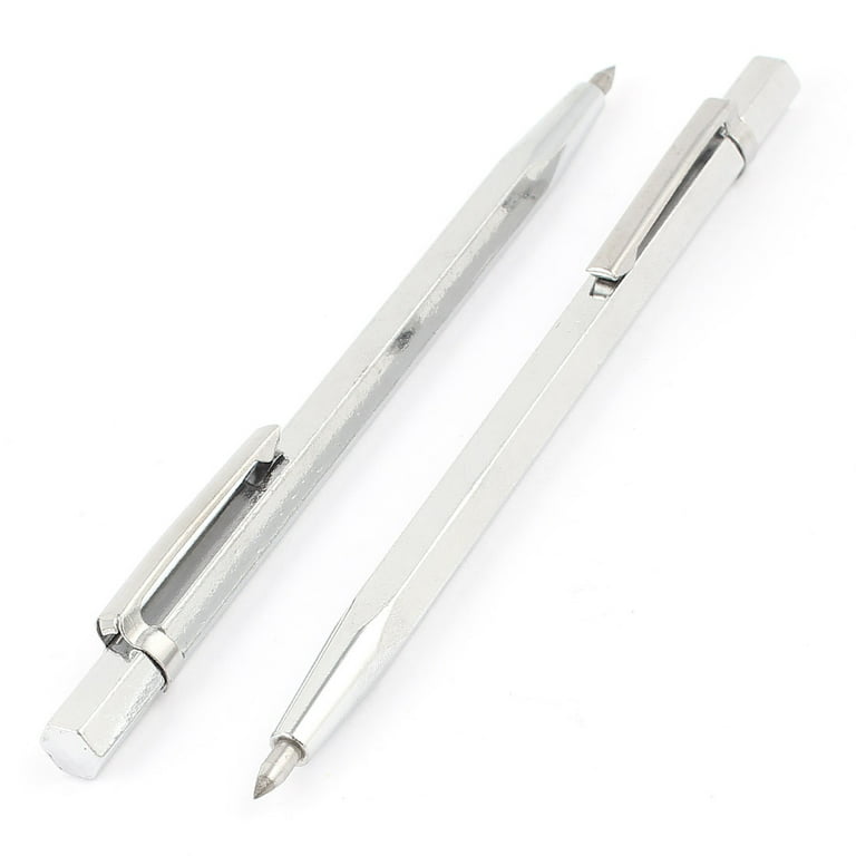 Unique Bargains Pocket Pointed Tip Glass Ceramic Tile Cutter Pen Scriber Marker 5.7 Long 2pcs