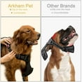 thumbnail image 2 of Astarin Dog Harness No Pull, Medium Dog Harness with 2 Leash Clips, Adjustable Soft Padded Dog Vest with Easy Control Handle, Reflective No Choke Pet Vest Harness, Black, M, 2 of 8