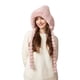 thumbnail image 5 of Gorro de invierno de punto con forro polar y cubre orejas y cara | Gorro de lana grueso, cálido y resistente al viento para climas fríos, 5 of 6