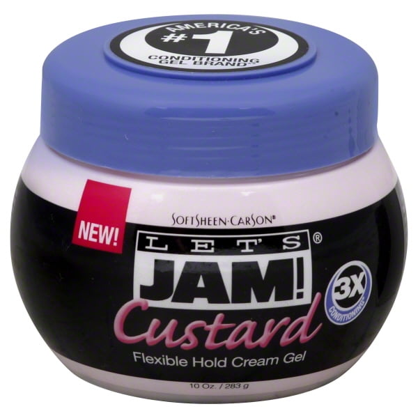Let's Jam! Custard Flexible Hold Styling Gel, 10 oz