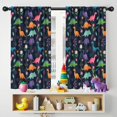 thumbnail image 5 of Blackout Kids Curtains,Dinosaur and Floral Pattern Childrens Insulated Curtains Set Of 2,Bedroom Essentials,Toddler Room Decor 42"x54", 5 of 5