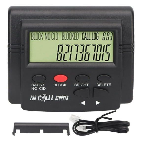 Falleo Clearance Call Blocker 4000 Groups Large Capacity Prevent Harassment Caller ID Box with LCD Display