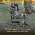 thumbnail image 4 of ARROWHEAD OUTDOOR Portable Folding 360° Swivel Tripod Hunting Stool Chair w/ No Sink Feet and Carry Bag, 4 of 9