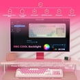 thumbnail image 5 of AULA S99-Key Tri-Mode Gaming Keyboard, Bluetooth/2.4GHz/USB-C, RGB Backlit, Numpad, Media Knob, Mechanical Feel, Pink, 5 of 7