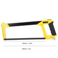 thumbnail image 4 of Saw Frame Hack Saw Kt-2505 Saw Frame Hand Saw Saw Frame Aluminum Alloy Adjustable Square Tube Hacksaw Rubber Handle Cutting Tool ANGGREK Hacksaw, 4 of 8