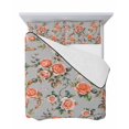 thumbnail image 7 of Red Rose Twin Size Down Alternative Comforter, Lightweight Comforter Quilt Bedding Set with Pillow Shams Farmhouse Romantic Botanical Floral Vines All Seasons Bed Comforter Duvet Insert 68"x86", 7 of 7