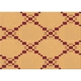 thumbnail image 1 of Ahgly Company Indoor Rectangle Patterned Papaya Orange Area Rugs, 6' x 9', 1 of 6