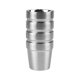 thumbnail image 2 of Tazas Taza plegable de acero inoxidable Taza portátil de alta temperatura para acampar Taza de té de viaje Taza de agua para exteriores Juego de cuatro piezas taza taza, 2 of 9