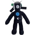 thumbnail image 1 of Peluche de hombre del inodoro, muñeco de peluche de fotógrafo Titan Cameraman, juguete de peluche negro para fanáticos, adultos, niños, amigos y coleccionistas, regalo de cumpleaños de Navidad de Halloween Rojo Verde Cocina, Decoración y Otros, 1 of 5