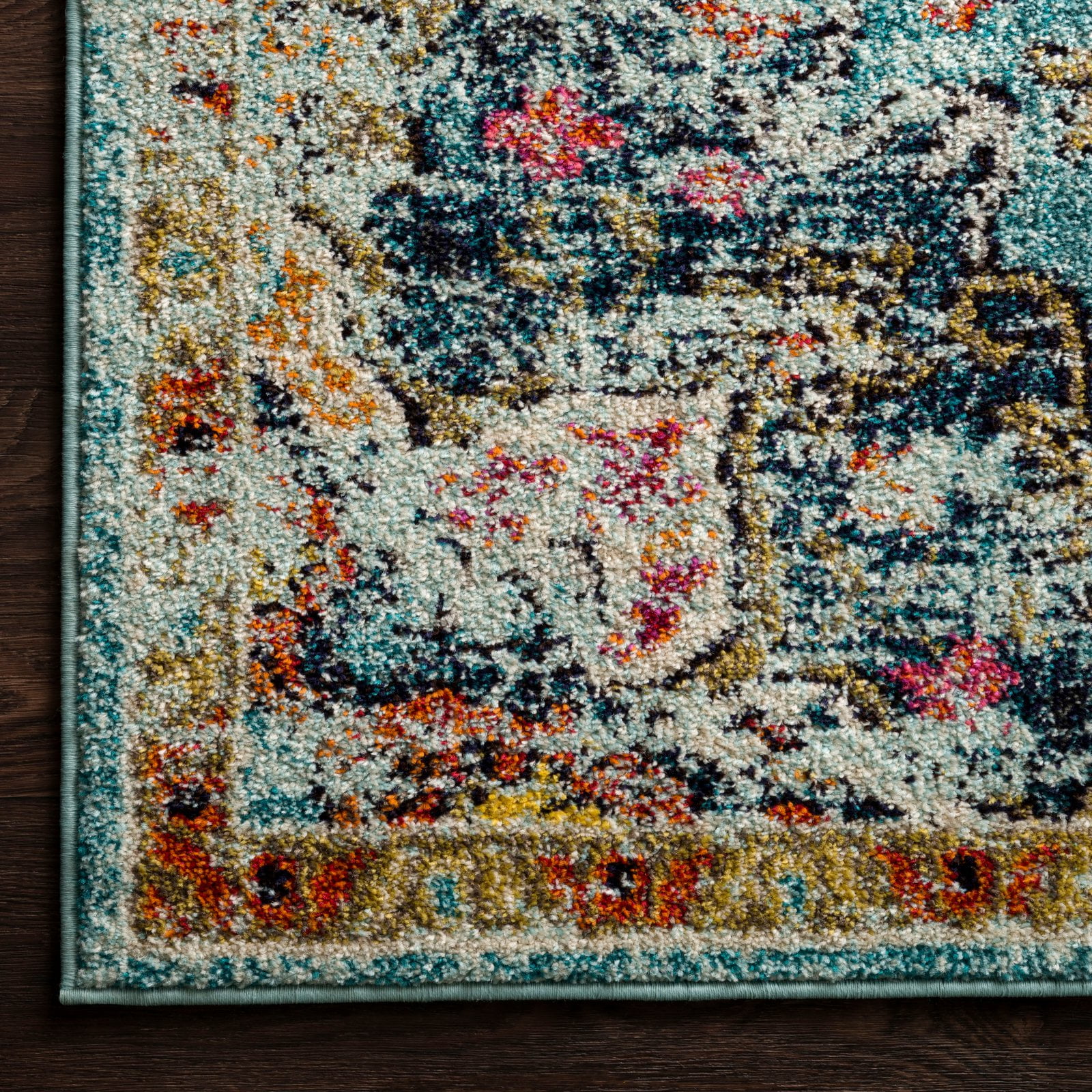 Loloi II Nadia Abstract Blue / Midnight Area Rug