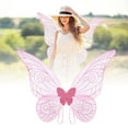 thumbnail image 2 of Wing Prop For Adults Fairy Angel Lightweight Semi Transparent Fabric With Wire And Elastic Straps.Multiple Colors Party Decorations for Girls 8th Birthday Outdoor Event Tent Party Decorations for Men, 2 of 4