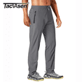 thumbnail image 2 of TACVASEN-Pantalones rectos de secado rápido para hombre, pantalones elásticos ligeros para correr, hacer senderismo, Yoga, Fitness, ejercicio, Joggers, 2 of 5