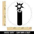 thumbnail image 2 of Stick of Dynamite Firecracker Self-Inking Rubber Stamp Ink Stamper - Black Ink - Small 3/4 Inch, 2 of 7