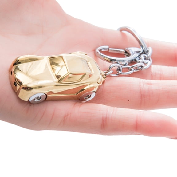 YIEMEEN Portable Alloy Car Keyring Pendant Charm for Adding Flair to Bags and Backpacks