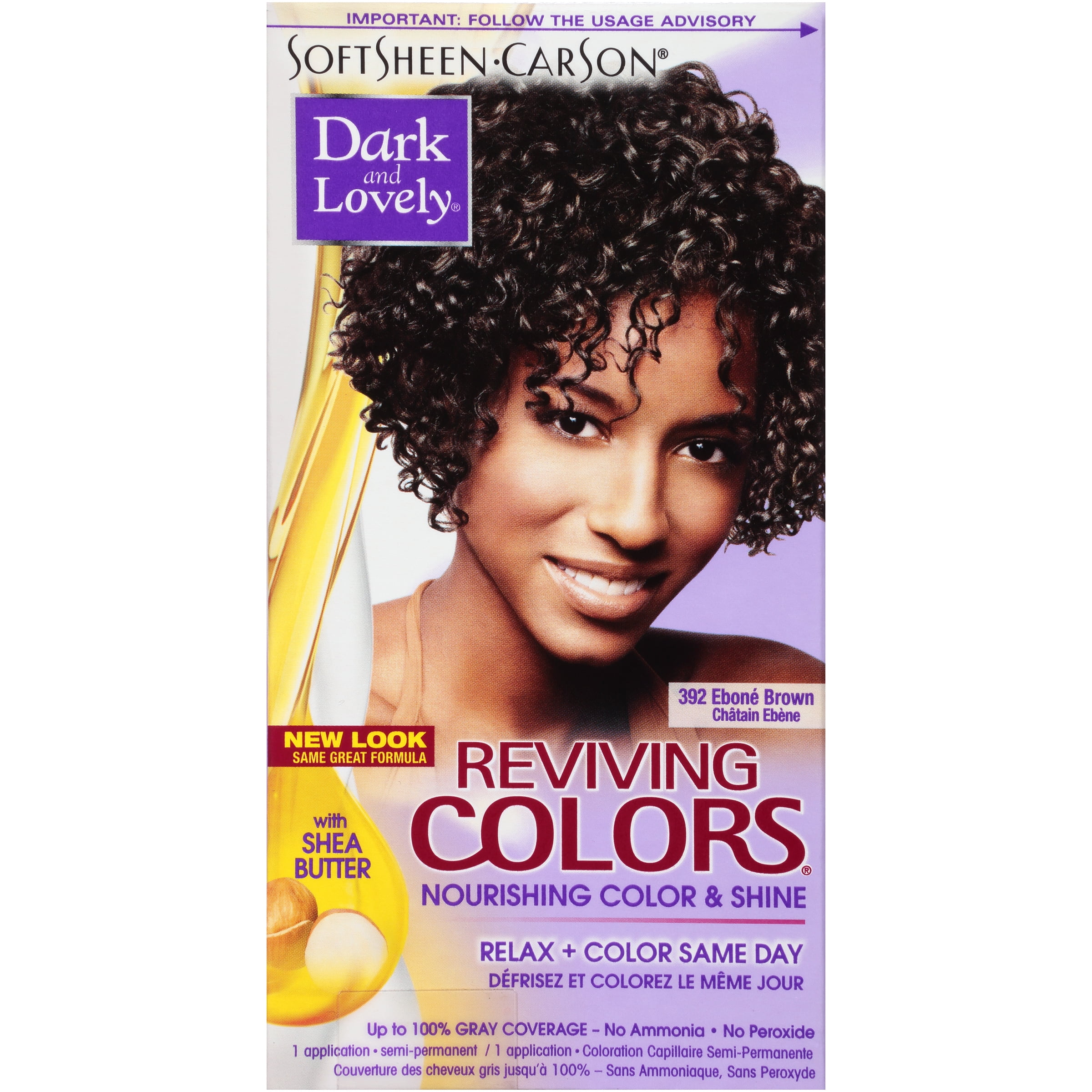 Softsheen-Carson Dark and Lovely Semi Permanent Hair Reviving ... Natural Hair Color Dye