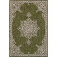 thumbnail image 2 of Rugs.com Outdoor Traditional Collection Rug – 6' x 9' Green Flatweave Rug Perfect For Bedrooms, Dining Rooms, Living Rooms, 2 of 8