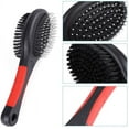 thumbnail image 2 of Queilt Double Sided Dog Grooming Brush Massage for Dog Cat Rabbit Chinot Kitten Long Short Hair(L), 2 of 5