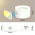 thumbnail image 3 of BN-LINK Wall Lights, 360°Adjustable Wall Lamp with 3 Color Modes 3 Brightness Levels, Wall Mounted Lamp for Bedroom Reading Bedside, White, 3 of 6